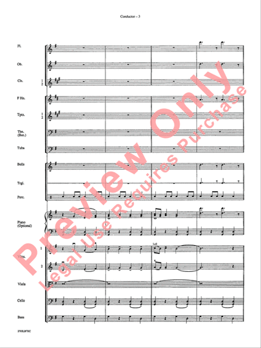 The Little Drummer Boy Full Orchestra scores gallery preview page 5