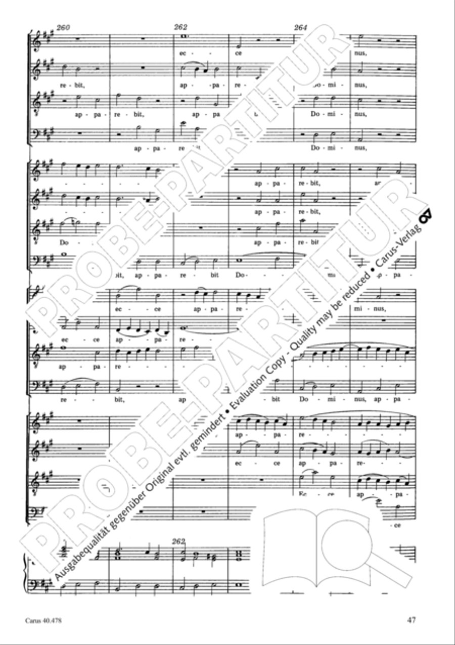 Hora est 4-Part scores gallery preview page 48