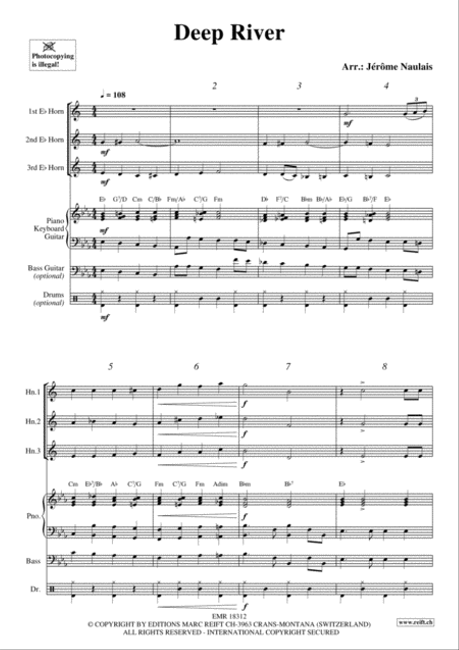 Deep River Deep River Horn scores gallery preview page 3