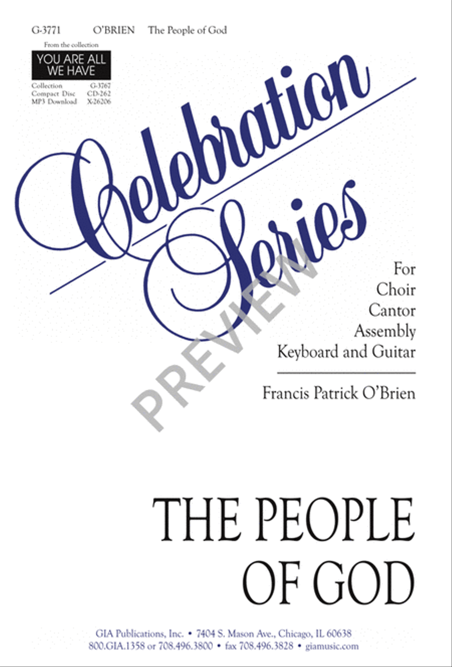 The People of God The People of God 4-Part scores gallery preview page 2