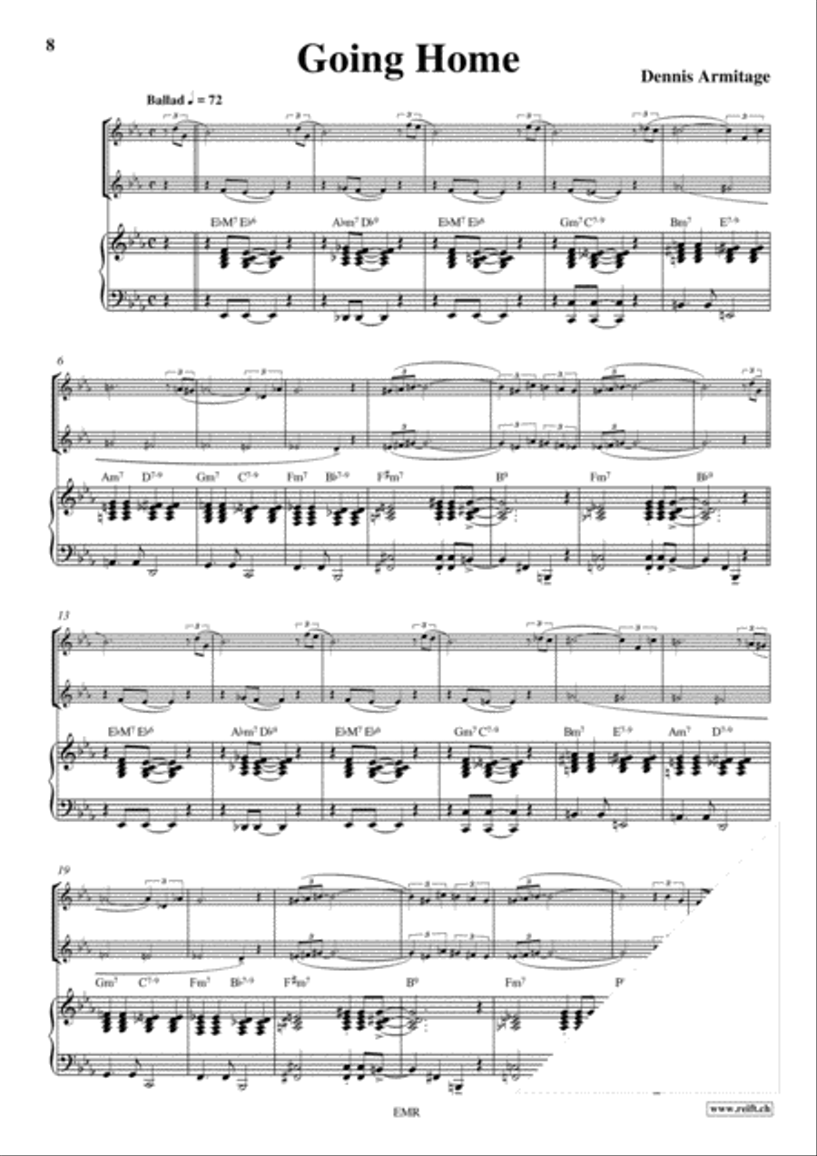 Ballad Clarinet scores gallery preview page 5