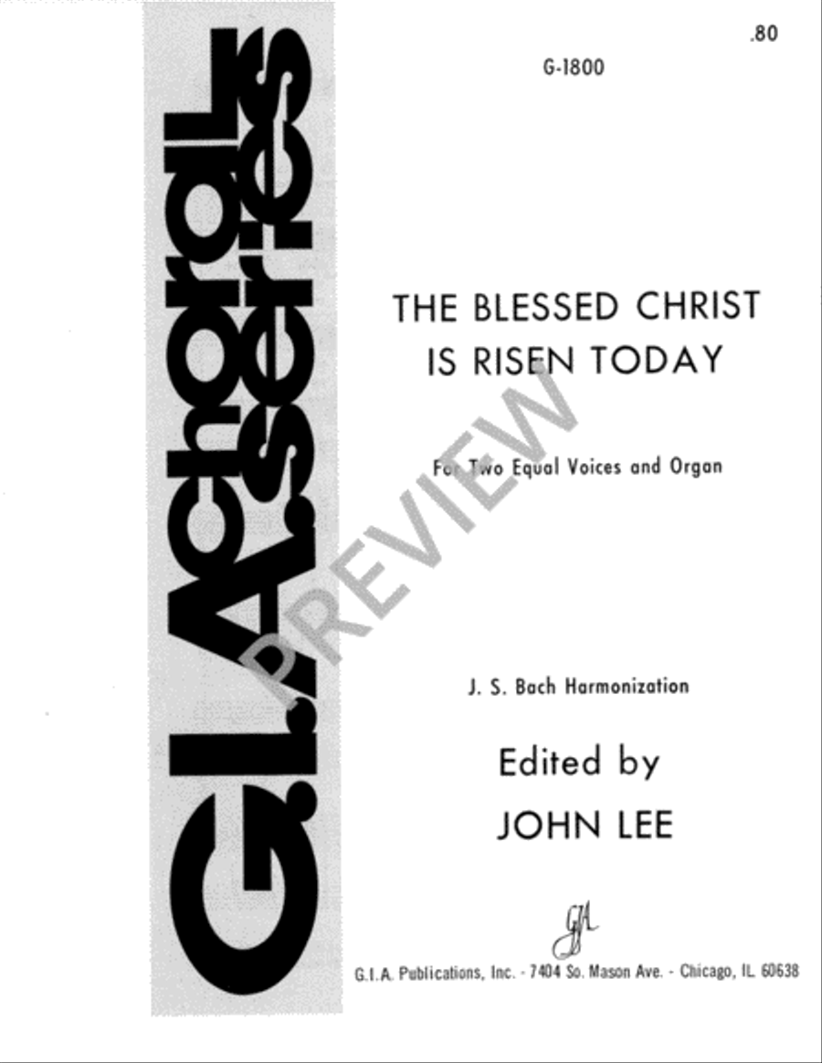 Blessed Christ Is Risen Today 2-Part scores gallery preview page 2