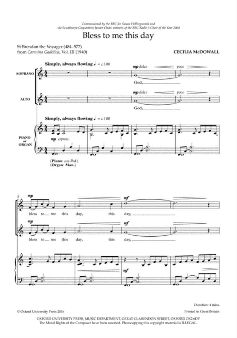 Bless to me this day SA scores gallery preview page 2