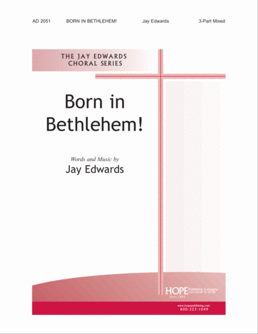 Born in Bethlehem! 3-Part scores gallery preview page 1
