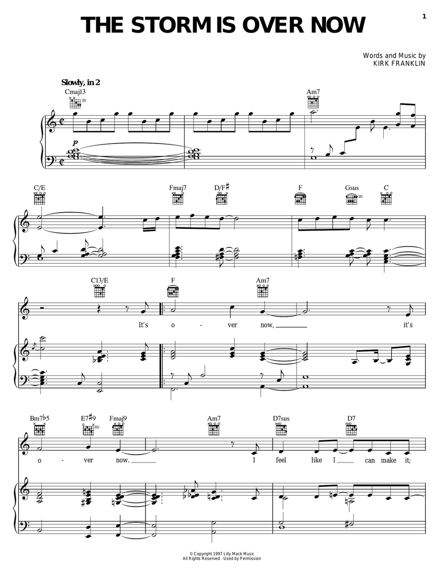 The Storm Is Over Now The Storm Is Over Now Acoustic Guitar scores gallery preview page 1