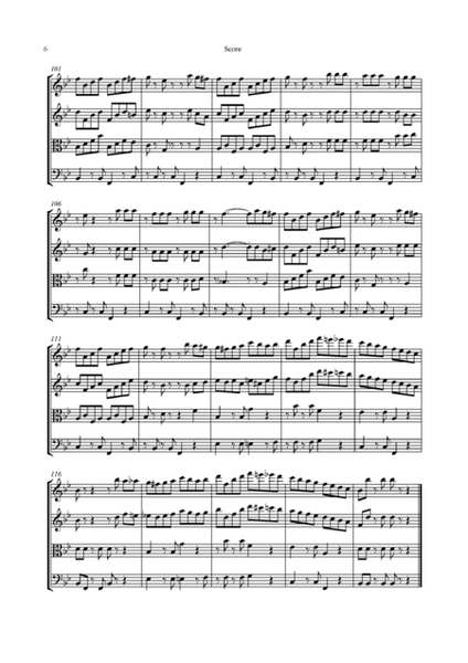 Tico Tico for string quartet with score & parts image number null