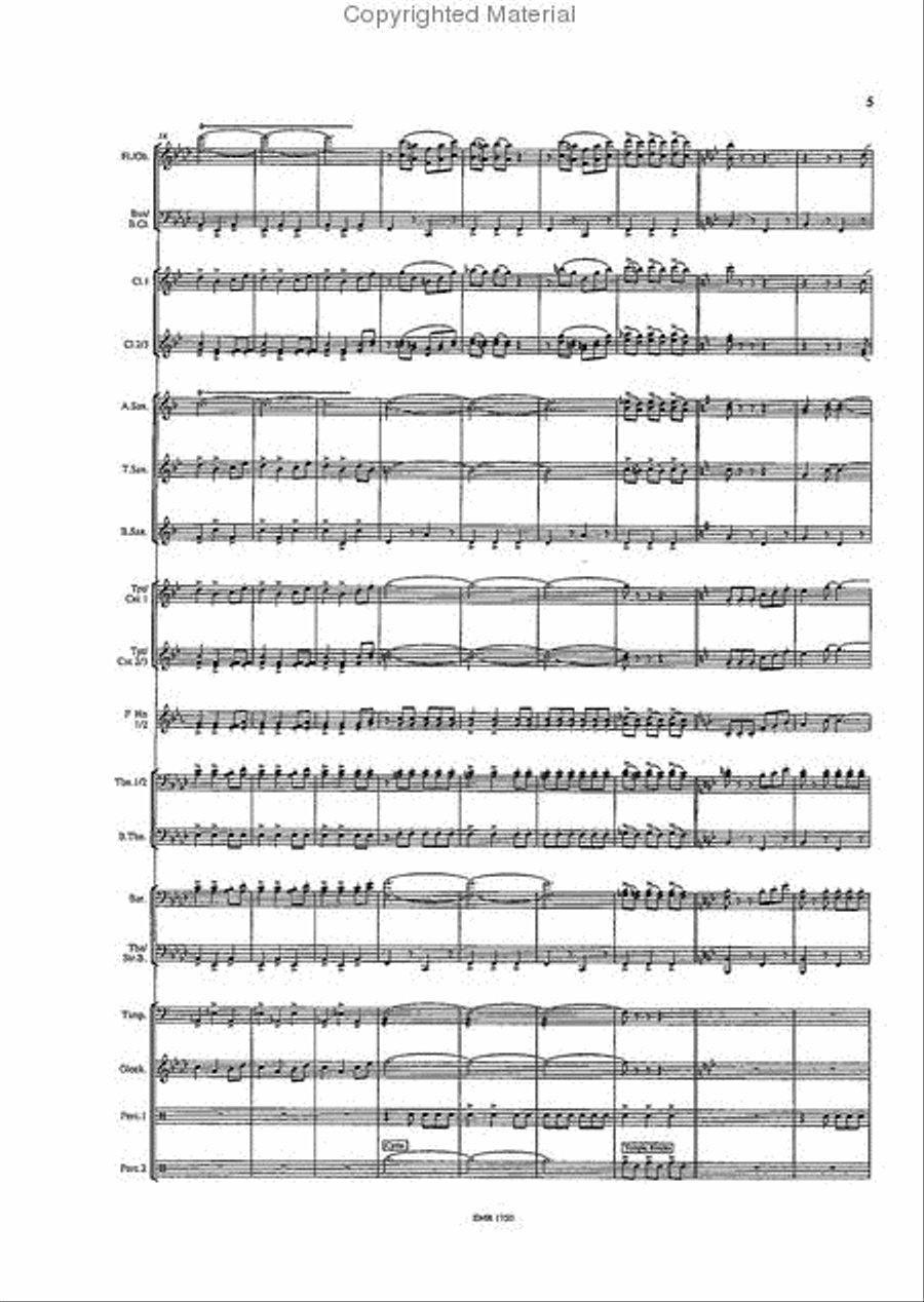 633 Squadron Concert Band scores gallery preview page 5