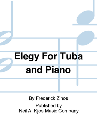Elegy For Tuba and Piano
