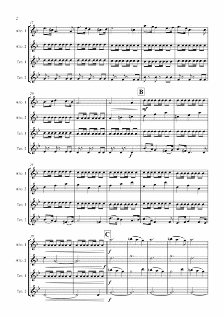 Conquest Of Paradise from the Paramount Picture 1492 Woodwind Duet scores gallery preview page 4