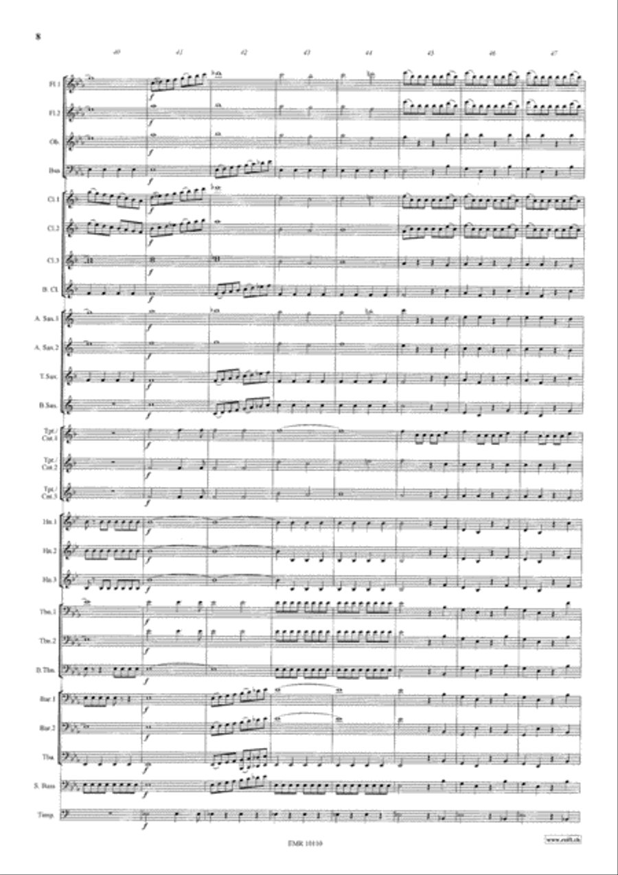 The Marriage Of Figaro Concert Band scores gallery preview page 9