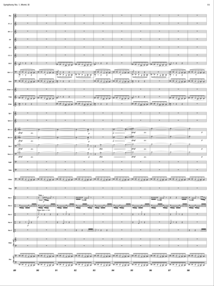 And the Earth Trembled (Symphony 1, New Day Rising, Mvt. III) Concert Band scores gallery preview page 10