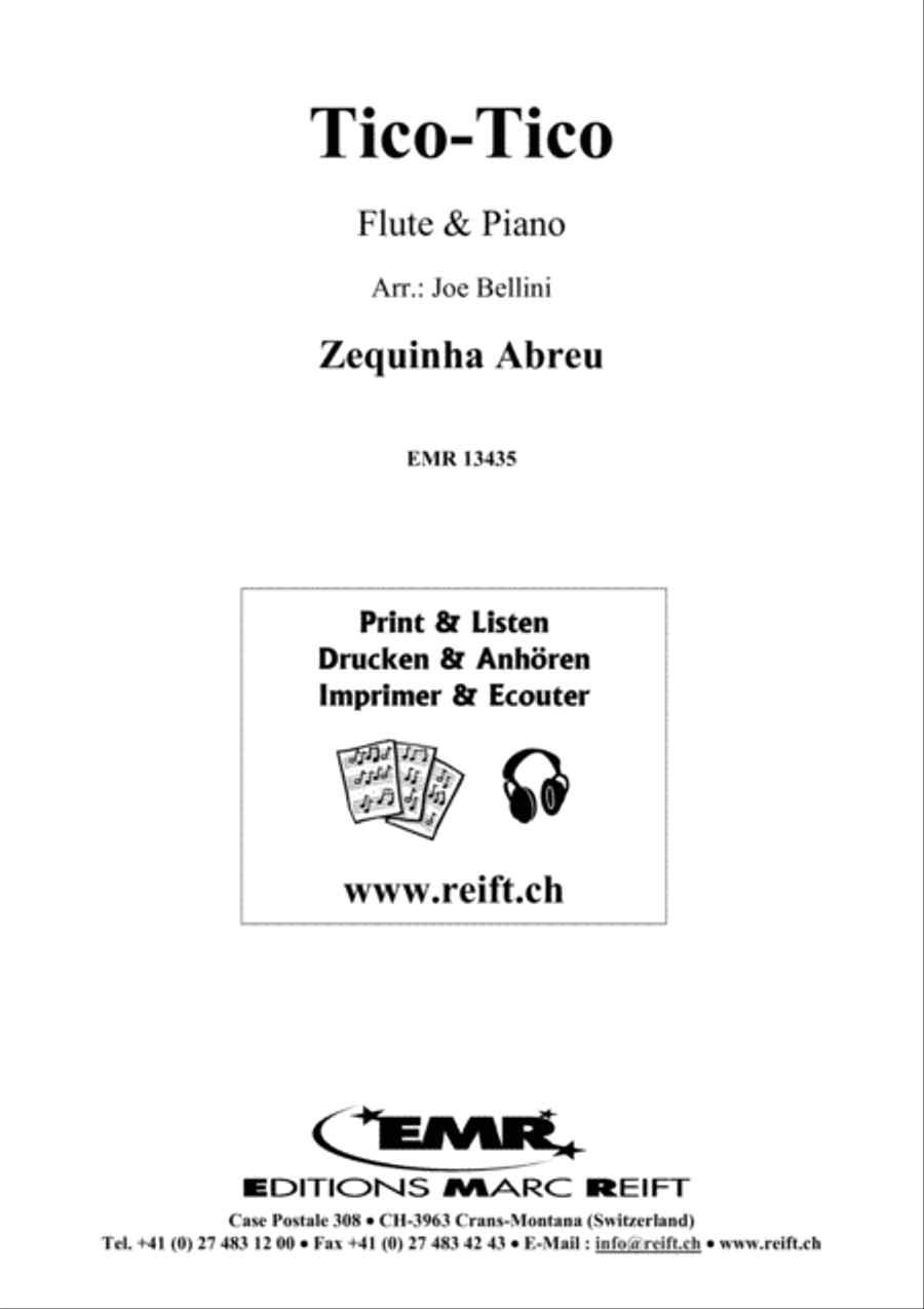 Tico Tico Flute Solo scores gallery preview page 2