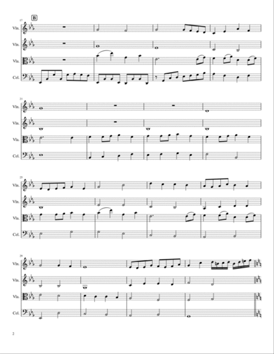 Still, Still, Still String Quartet scores gallery preview page 2