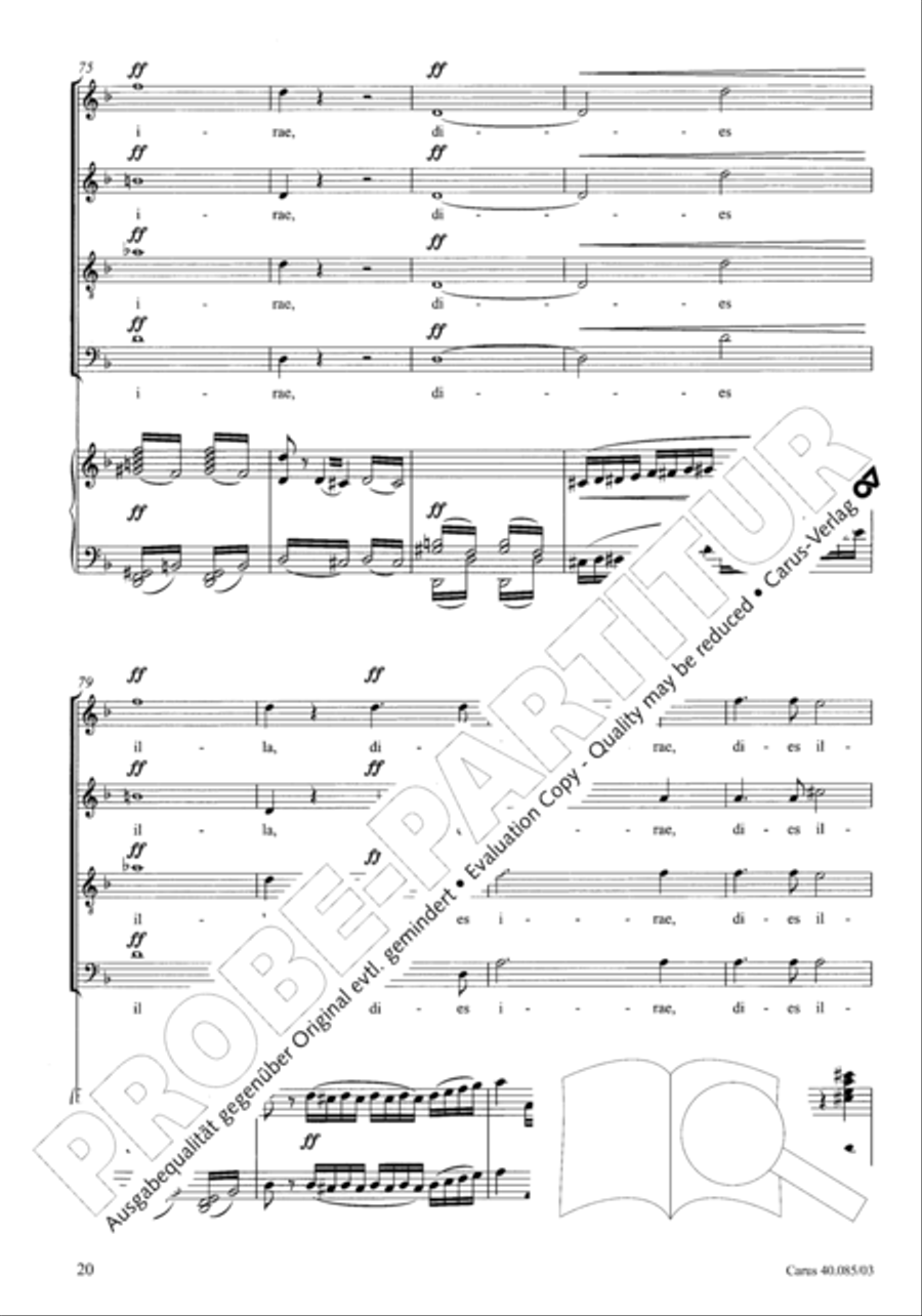 Missa pro defunctis Missa pro defunctis 4-Part scores gallery preview page 21