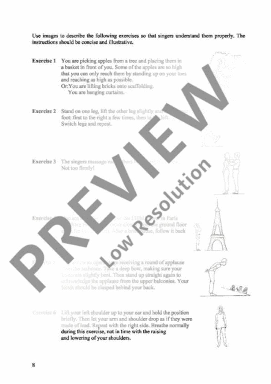 Vocal Warm-ups Choir scores gallery preview page 9