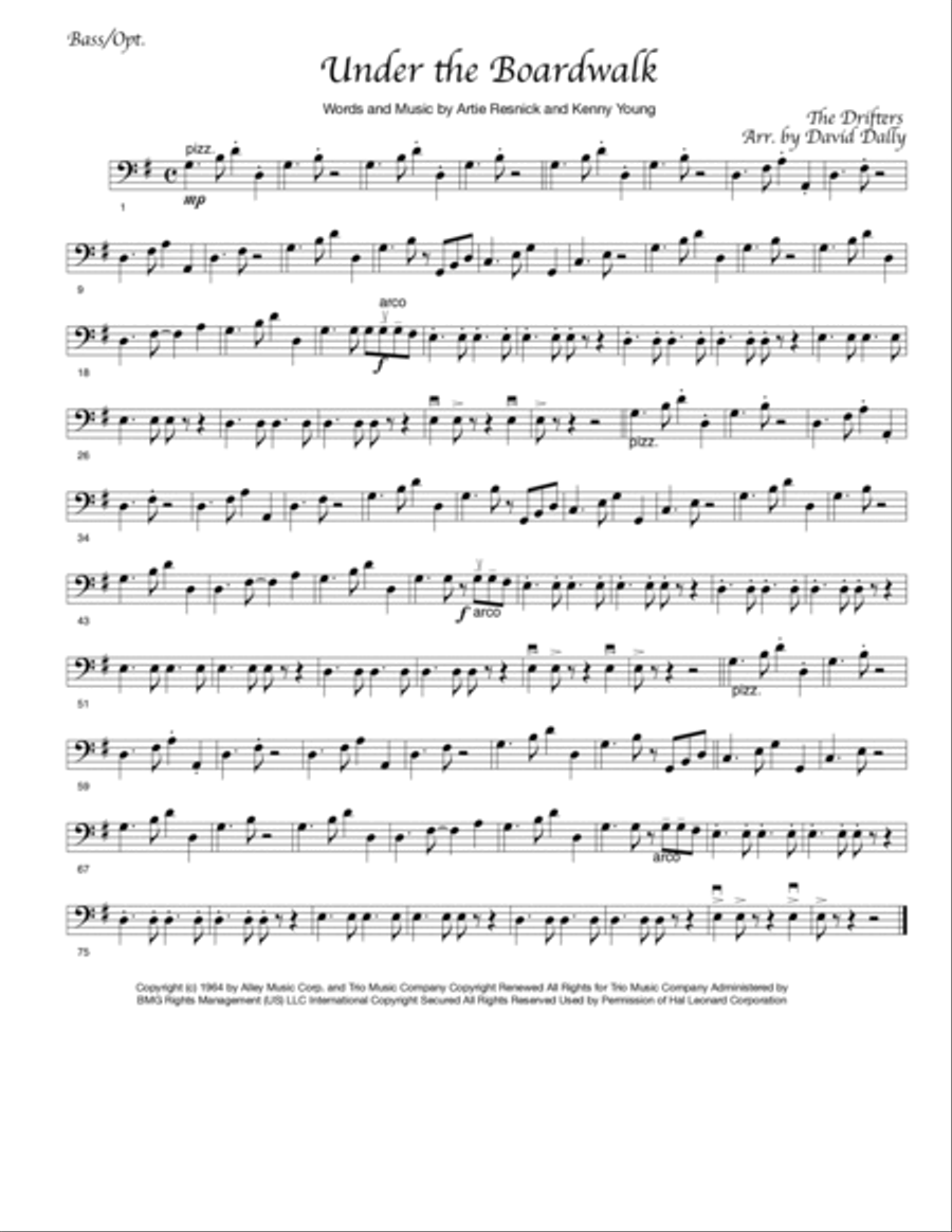 Under The Boardwalk String Orchestra scores gallery preview page 5