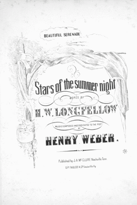 Book cover for Stars of the Summer Night. Beautiful Serenade