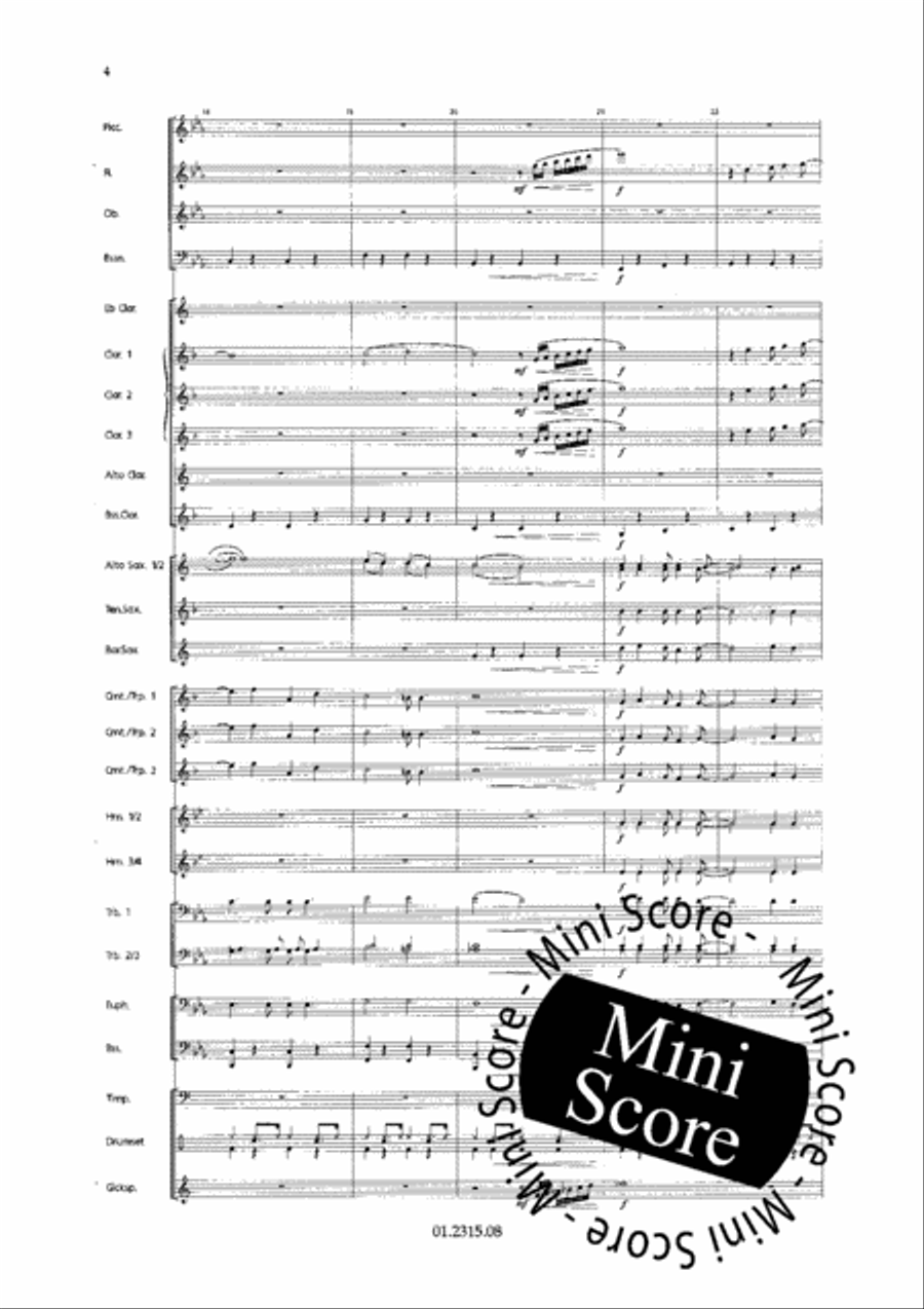 A Tribute to Stephen Foster Concert Band scores gallery preview page 8