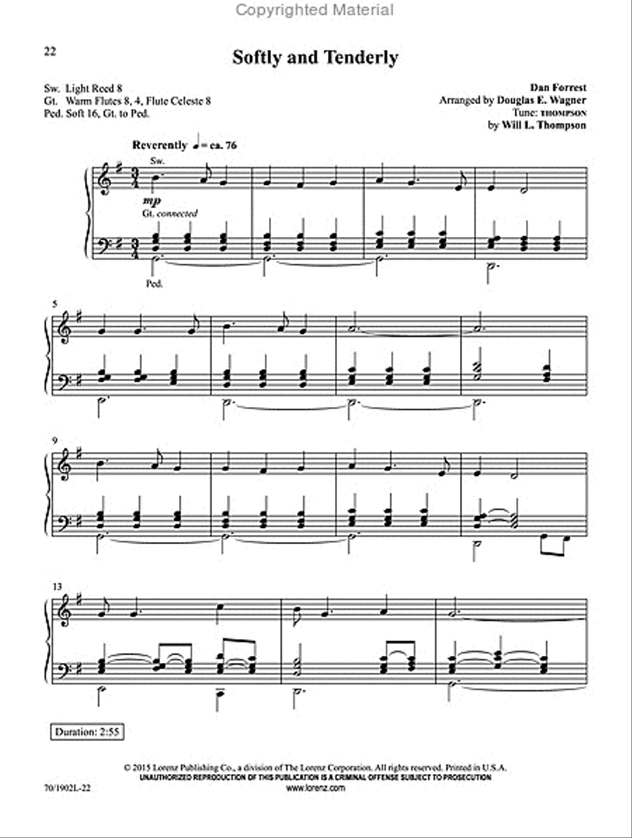 Music for Worship Music for Worship Organ Solo scores gallery preview page 10