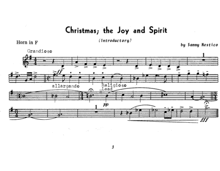Christmas The Joy & Spirit - Book 1 - Horn In F