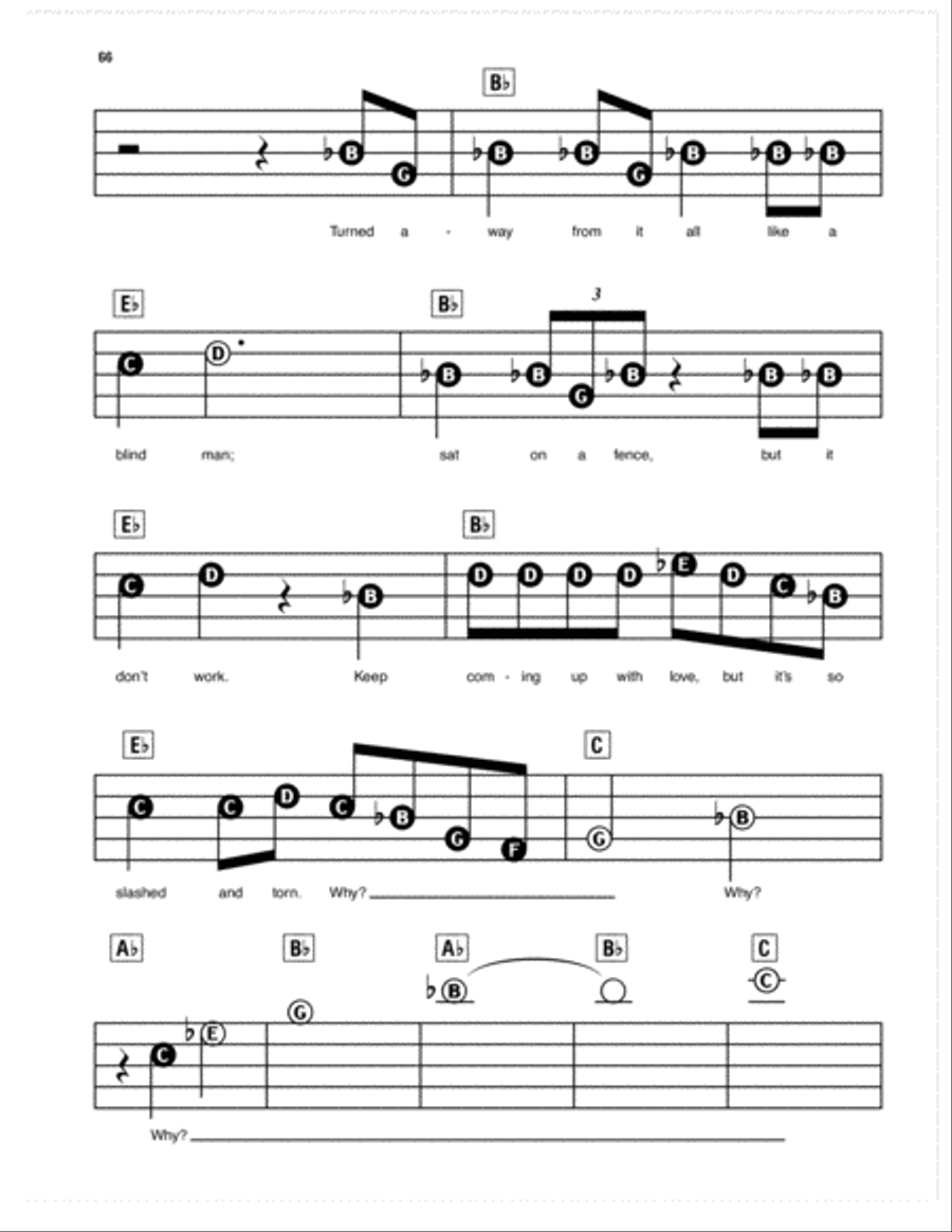Under Pressure Electronic Keyboard scores gallery preview page 3