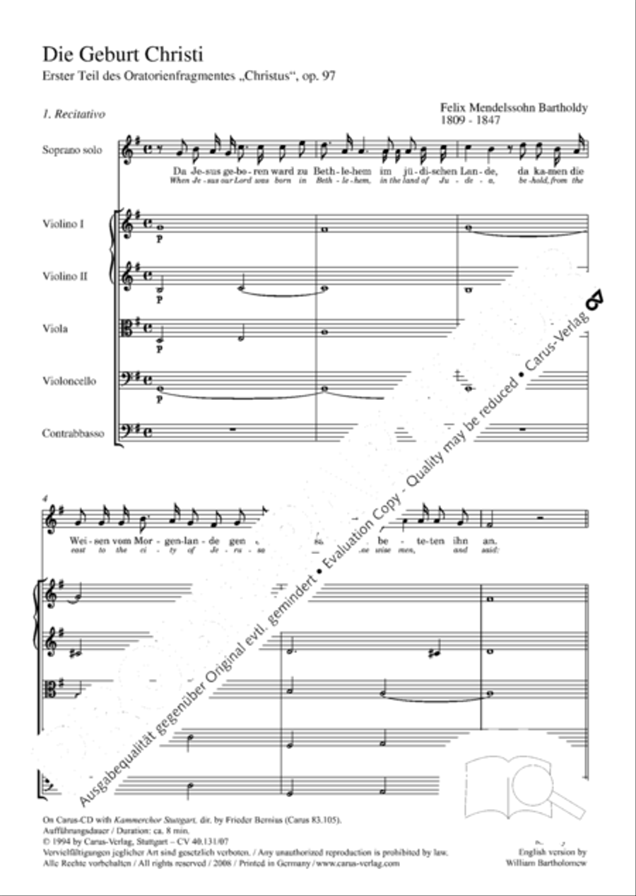 Christus Choir scores gallery preview page 18