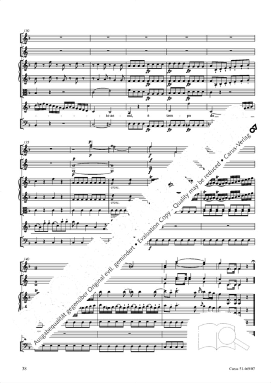 Davide penitente 4-Part scores gallery preview page 51