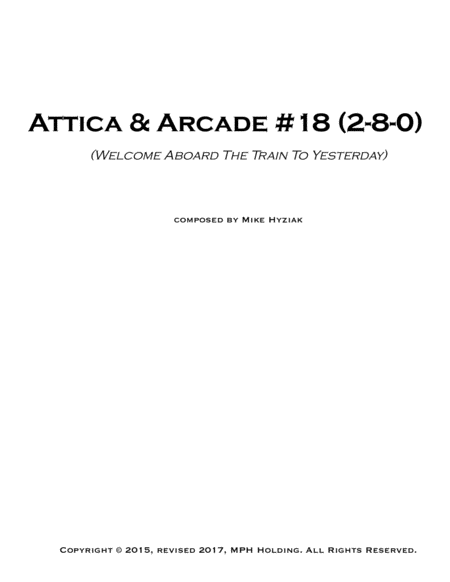 Attica & Arcade #18 (2-8-0) image number null