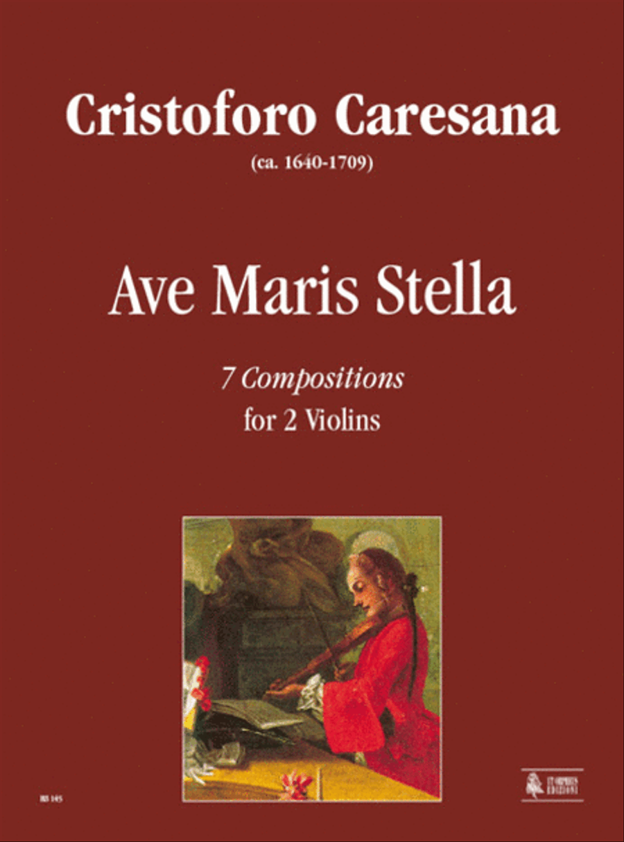 Ave Maris Stella. 7 Compositions for 2 Violins by Cristoforo Caresana Violin - Sheet Music