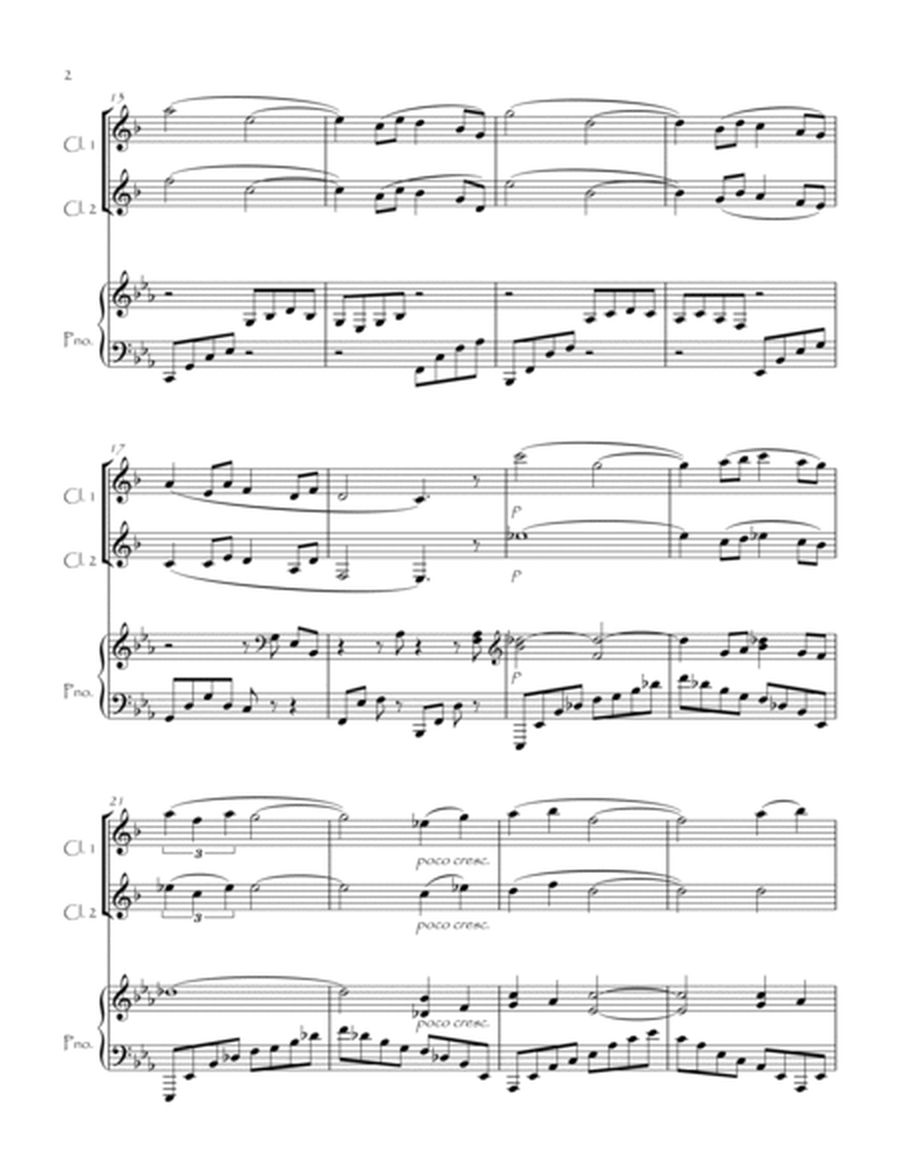 Reverie for Clarinet Duet and Piano image number null