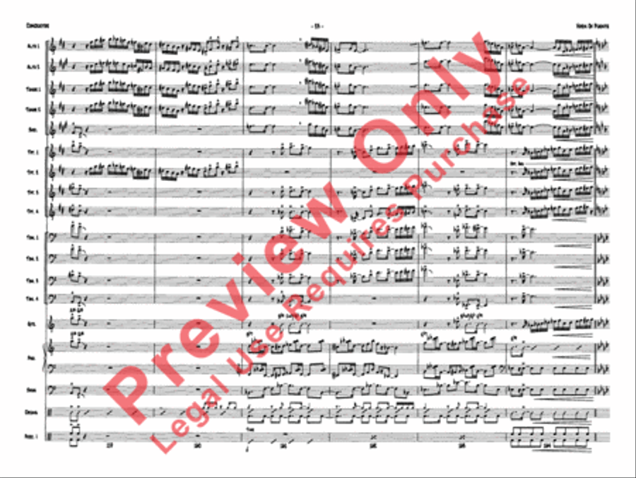 Horn of Puente Jazz Ensemble scores gallery preview page 26