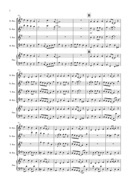 Good King Wenceslas (Jazzy Style!) for Recorder Quartet image number null