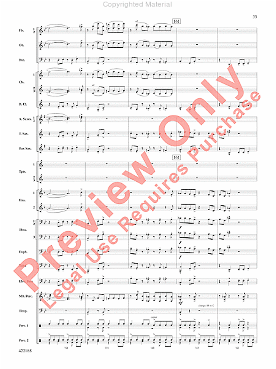 Tower of Power Greatest Hits Concert Band scores gallery preview page 32