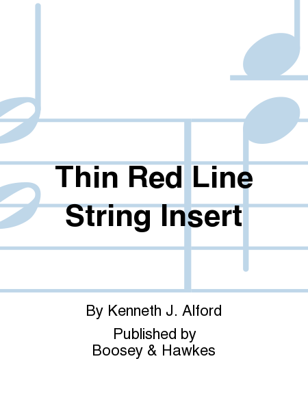 Thin Red Line String Insert