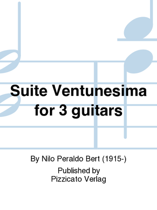 Suite Ventunesima for 3 guitars