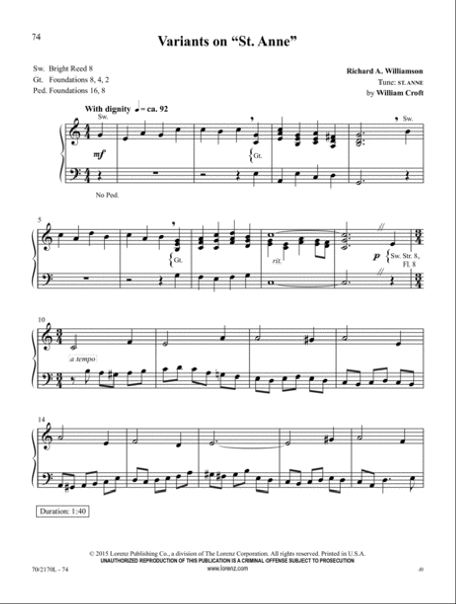 Pick Up & Play Organ Solo scores gallery preview page 43