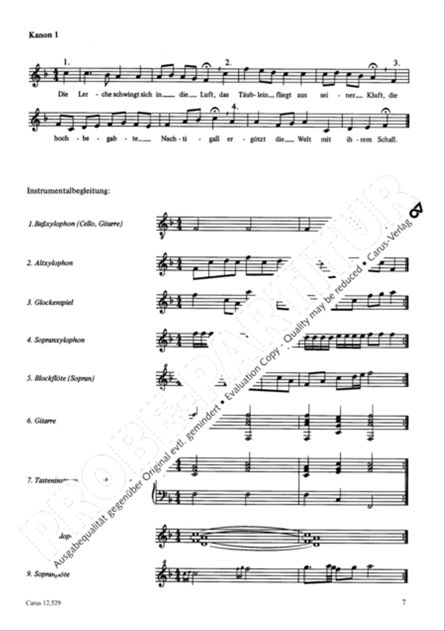 Geh aus mein Herz und suche Freud Women's Choir scores gallery preview page 8