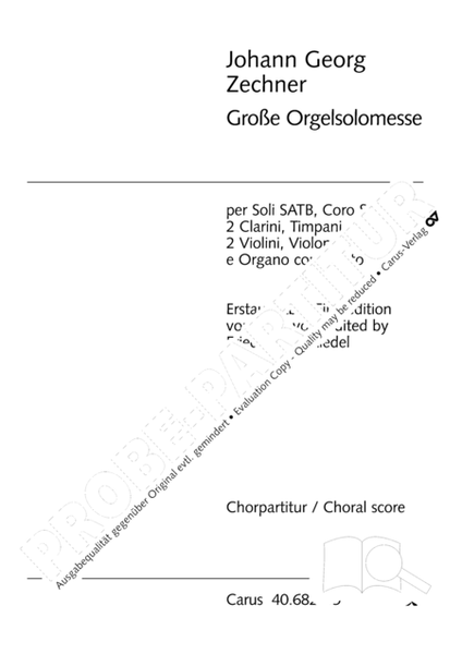Grosse Orgelsolomesse in C