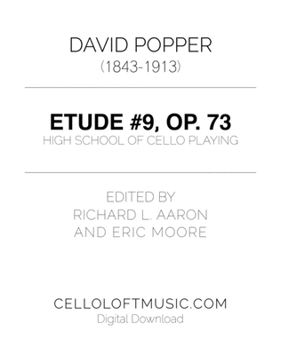 Popper (arr. Richard Aaron): Op. 73, Etude #9