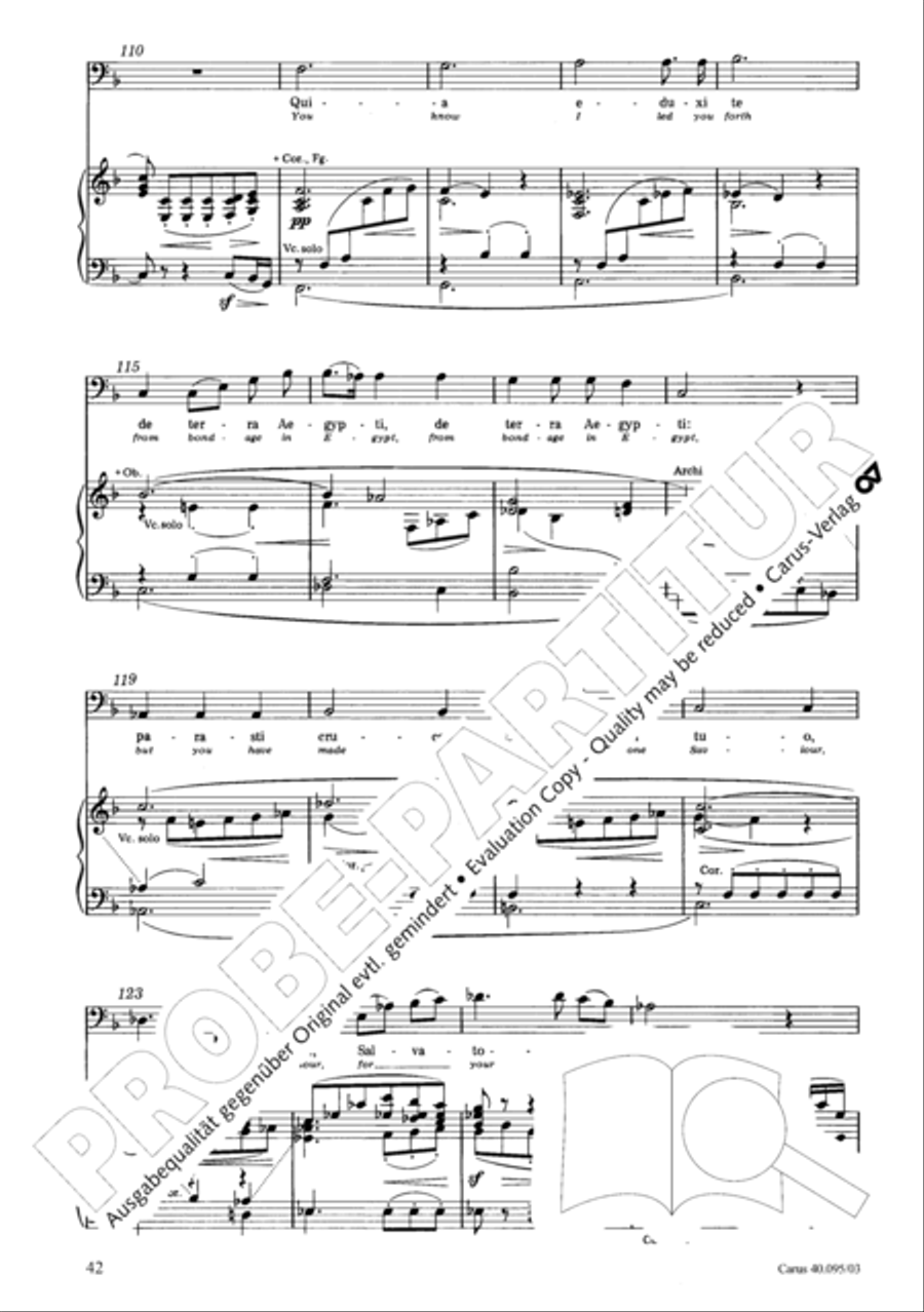 The Seven Words (Die Sieben Worte) 4-Part scores gallery preview page 43