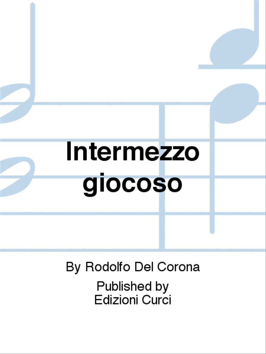 Intermezzo giocoso Piano Duet scores gallery preview page 1