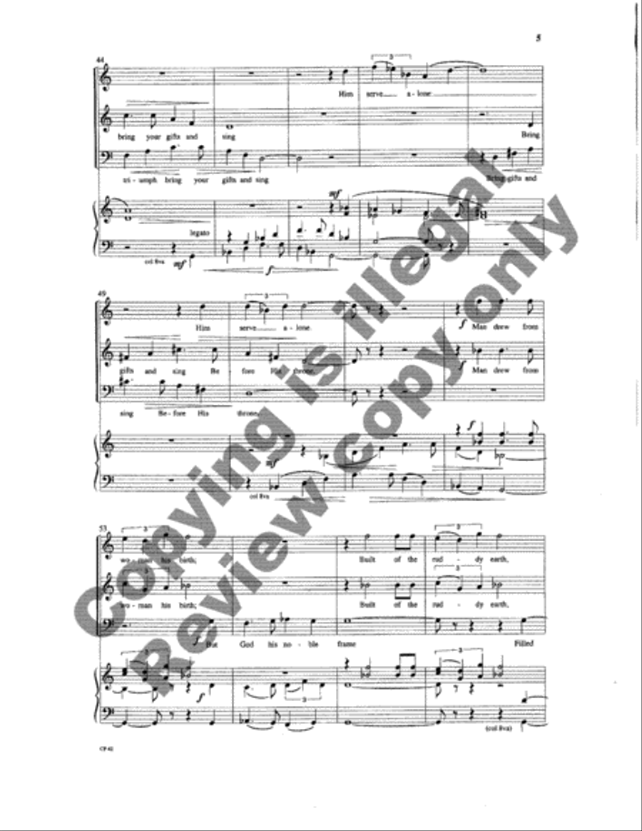 Celestial Flame 3-Part scores gallery preview page 12