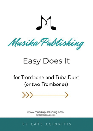 Book cover for Easy Does It - Jazz Duet for Trombone and Tuba