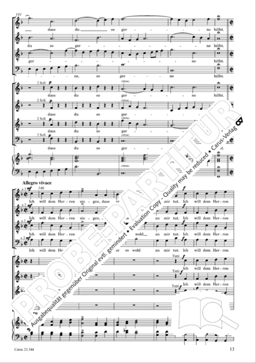 Psalm 13 SSAATTBB scores gallery preview page 14