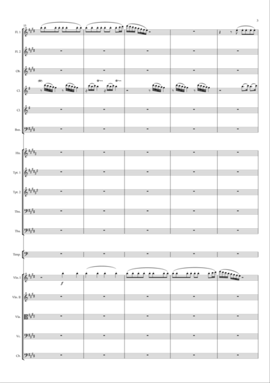'Spring' from The Four Seasons Full Orchestra scores gallery preview page 3