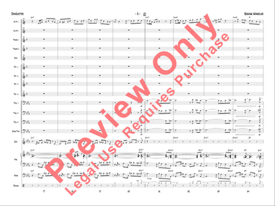 Grease Wheezer Jazz Ensemble scores gallery preview page 11
