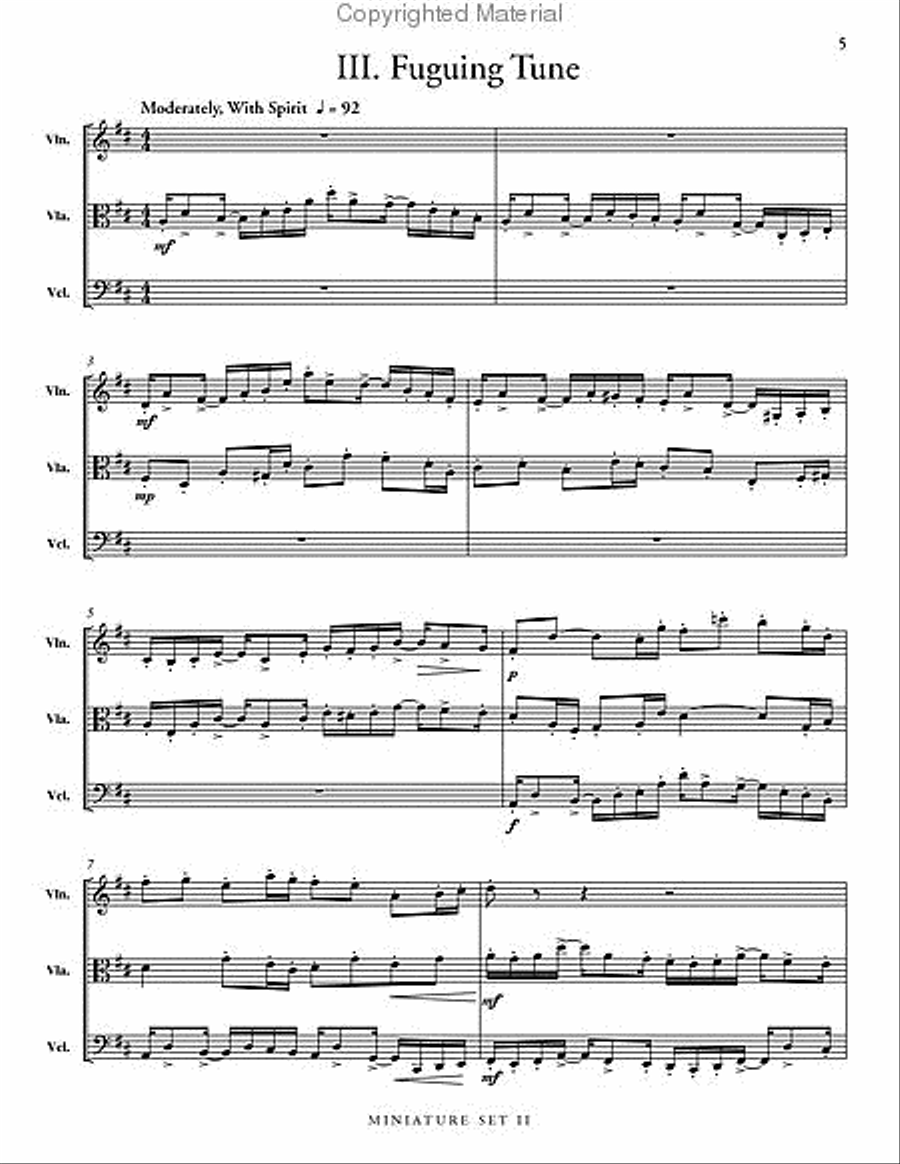 Miniature Set II Miniature Set II Cello scores gallery preview page 6