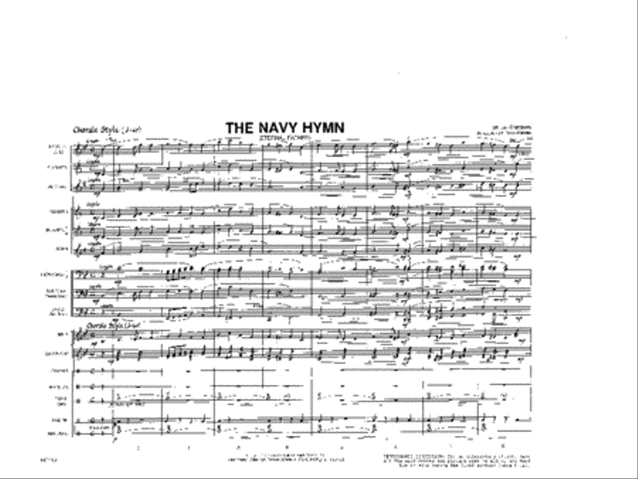 The Navy Hymn Marching Band scores gallery preview page 2