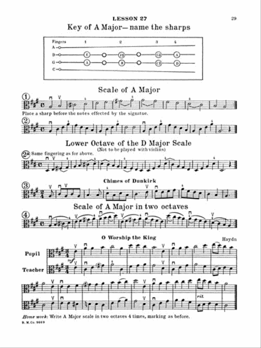 A Tune a Day – Viola Viola Solo scores gallery preview page 3