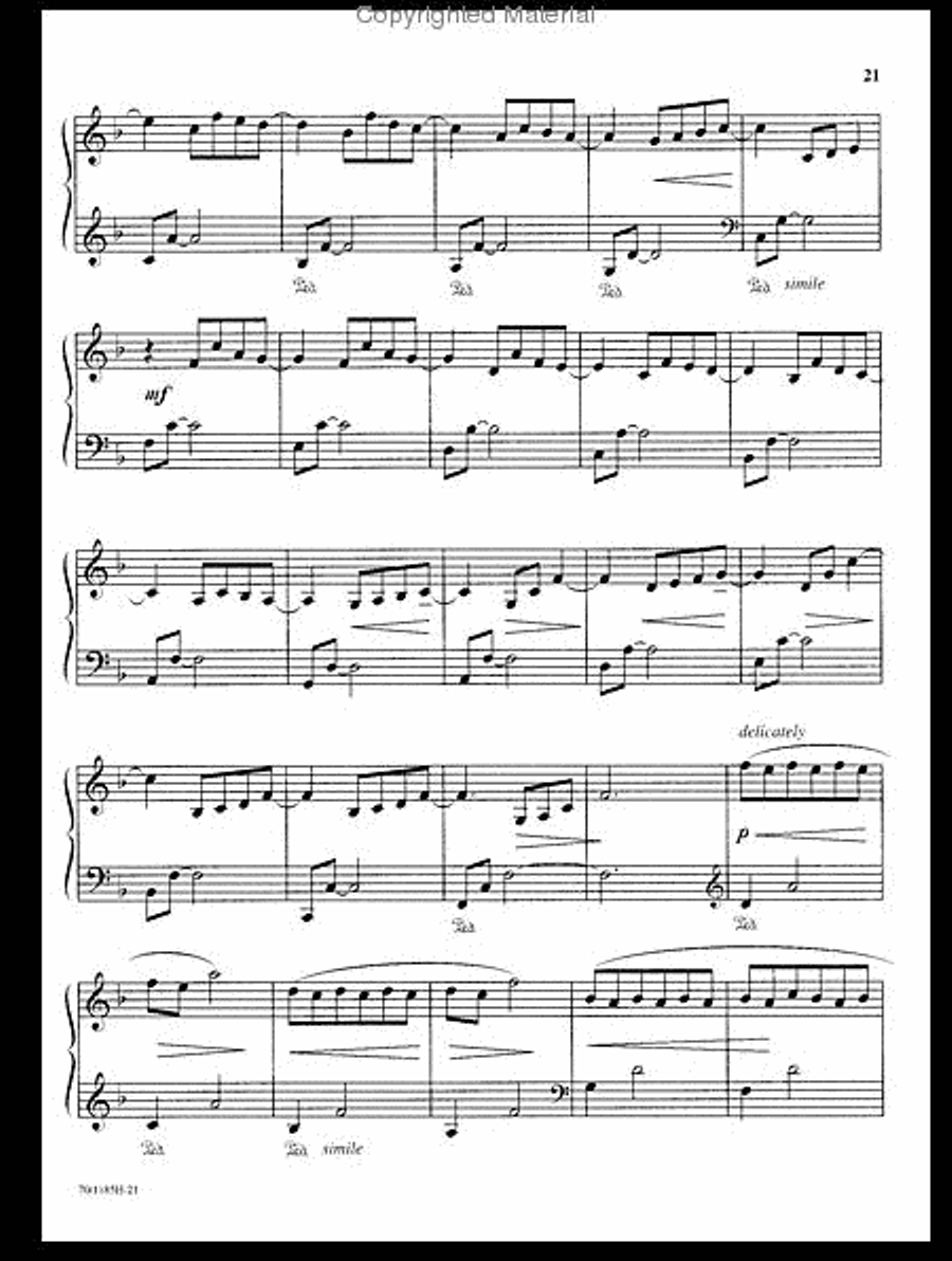 Smoky Mountain Suite Piano Solo scores gallery preview page 3